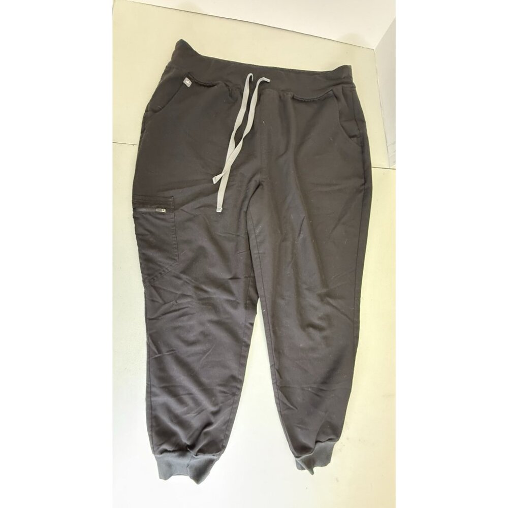 FIGS Technical Collection Zamora Jogger Scrub Pants Women’s XXL Black Work Nurse